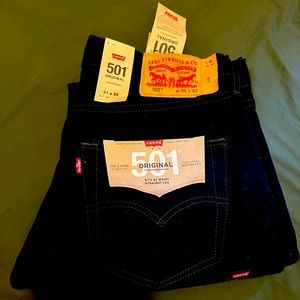 Levis 501 Original 31x32 Black